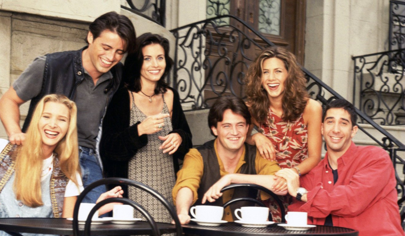 An early shot of the cast of Friends. Photo: Warner Bros