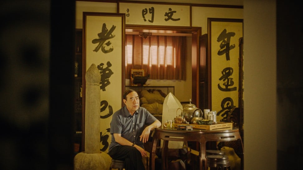 Chinese author Jia Pingwa in a still from Swimming Out Till the Sea Turns Blue.