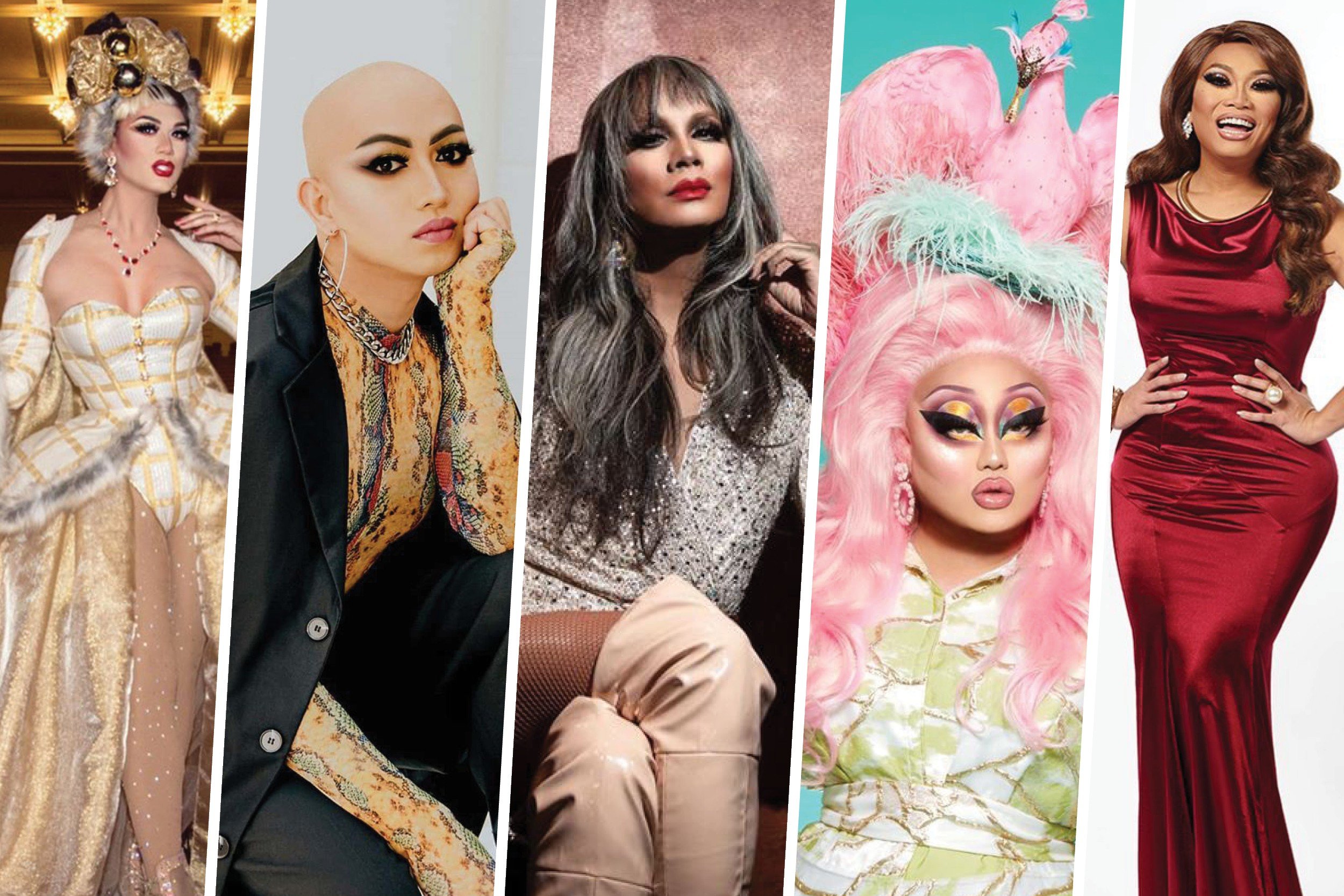 Which of these 5 Asian queens, from the hit RuPaul’s Drag Show series, is your favourite LGBTQ+ hero? Photos: Instagram