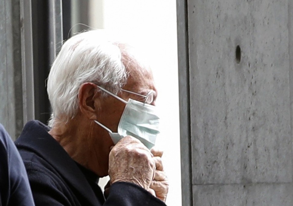 Giorgio Armani at his autumn/winter 2020 collection fashion show during Milan Fashion Week earlier this month. Photo: Reuters