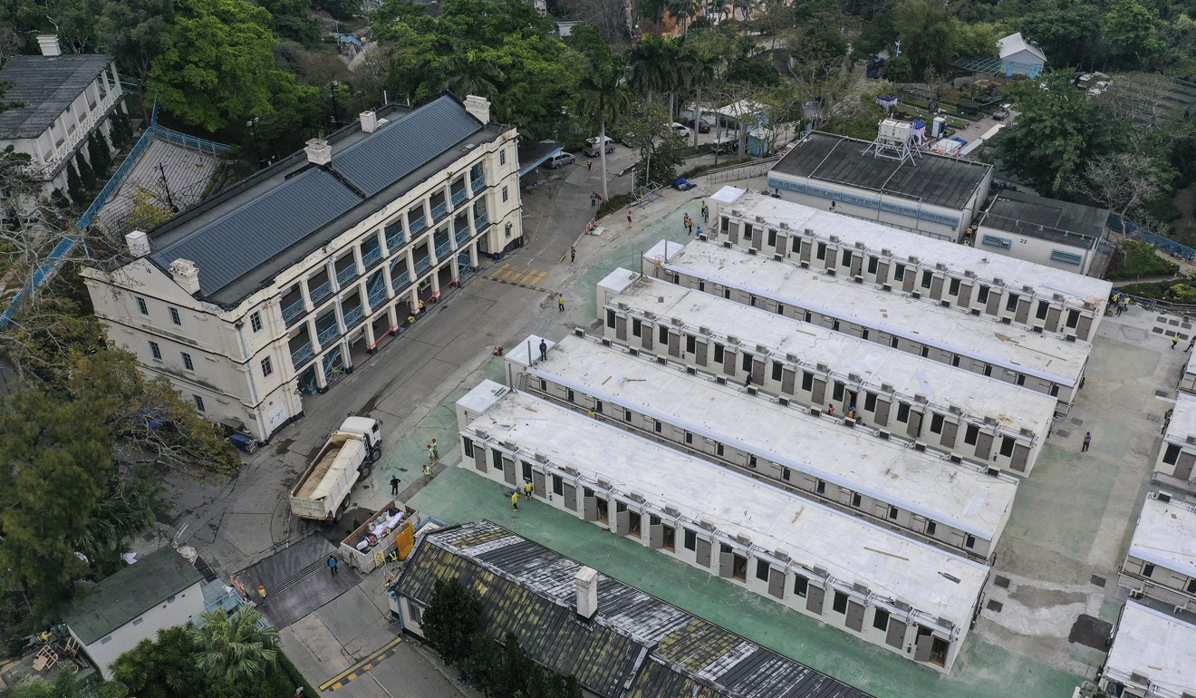 The liaison office said construction work at the Lei Yue Mun site was finished four days early. Photo: Sam Tsang