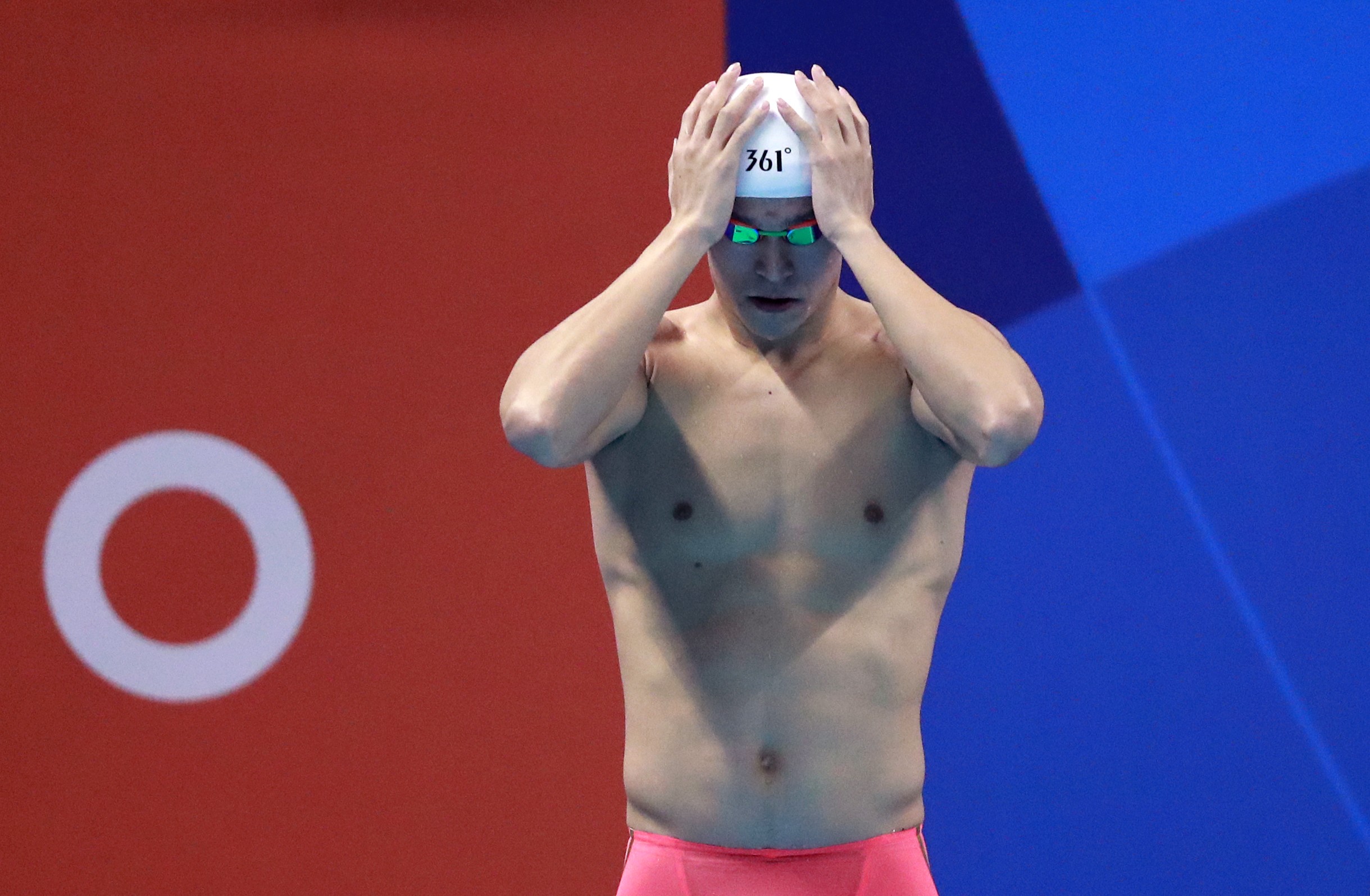 China's Sun Yang did not actually fail a scheduled test in 2018, because his entourage smashed vials containing his blood after he disputed the accreditation of the test officials and he refused to provide samples. Photo: AP
