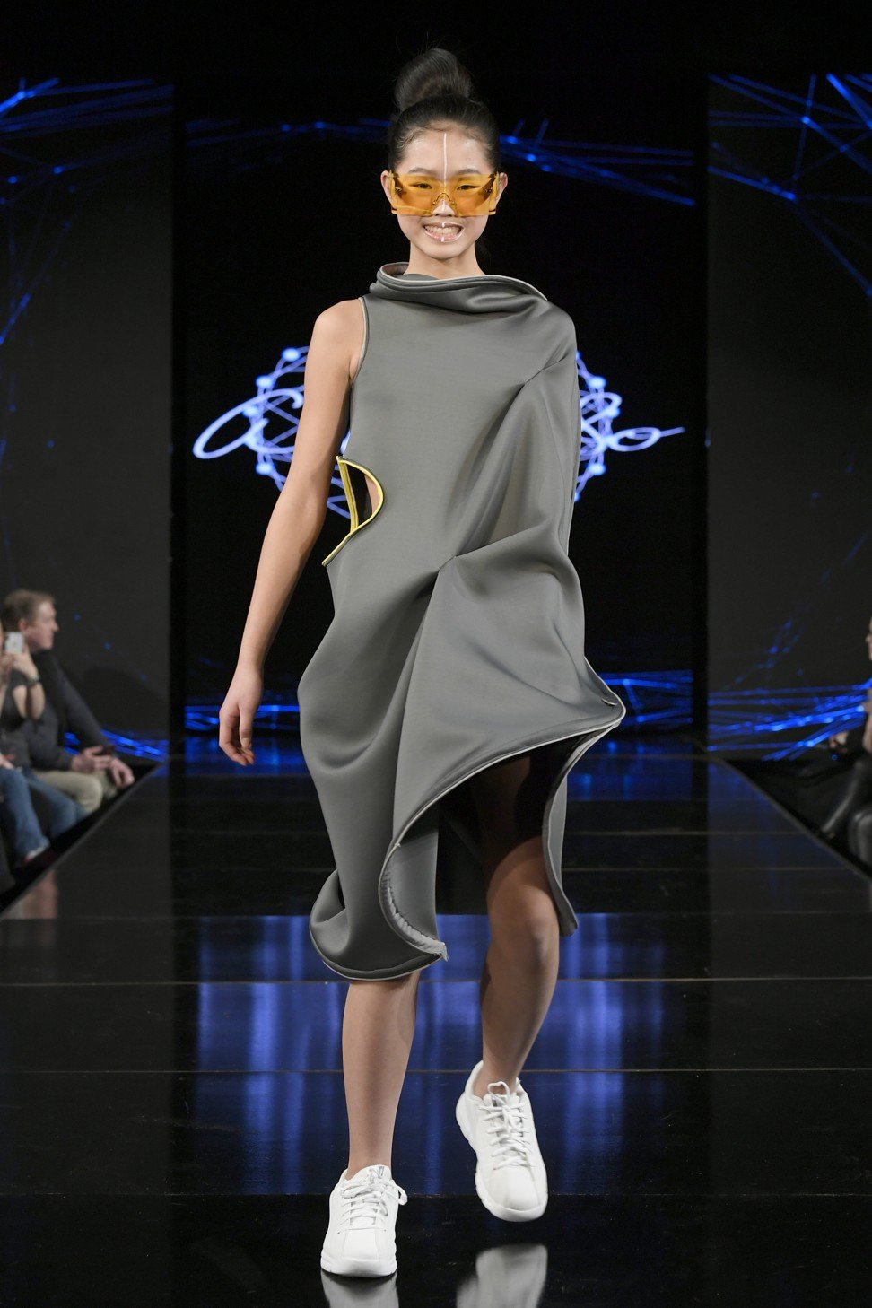 A model wears a designer piece by Ashlyn So. Photo: Getty Images