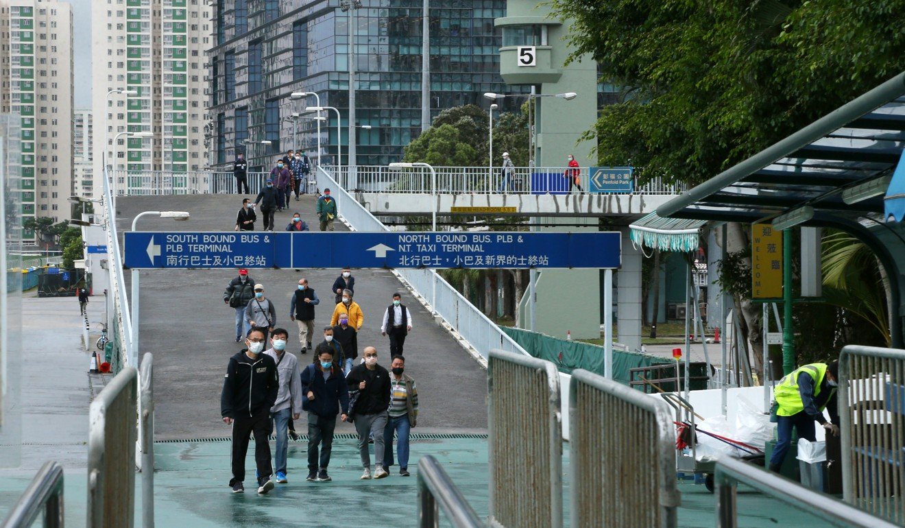 Fans walk into Sha Tin to access the customer services open on Thursday.