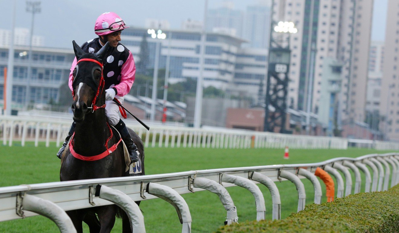 Joao Moreira on Beauty Legacy at Sha Tin.