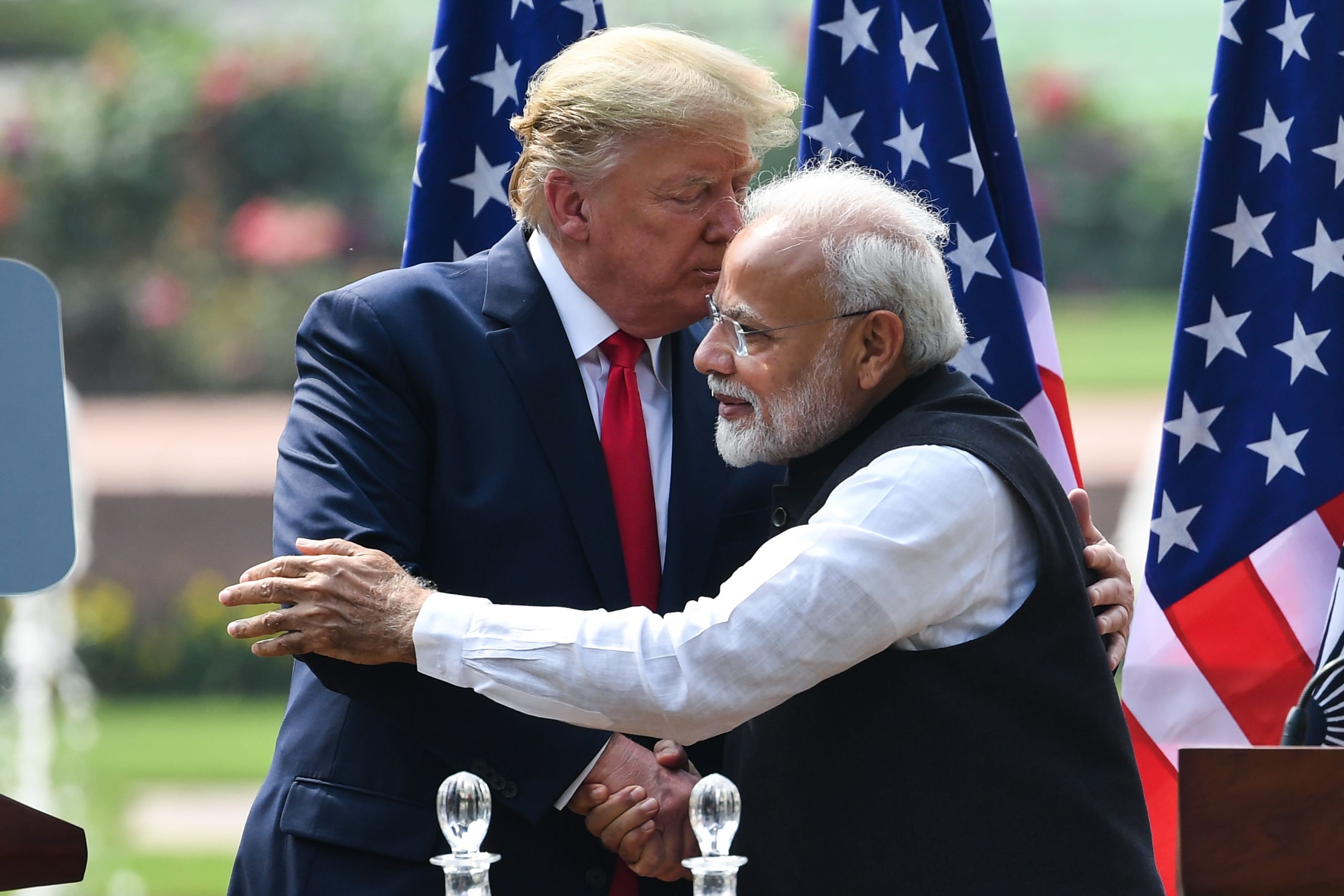 Donald Trump's embrace of India's Narendra Modi is a picture of US ...