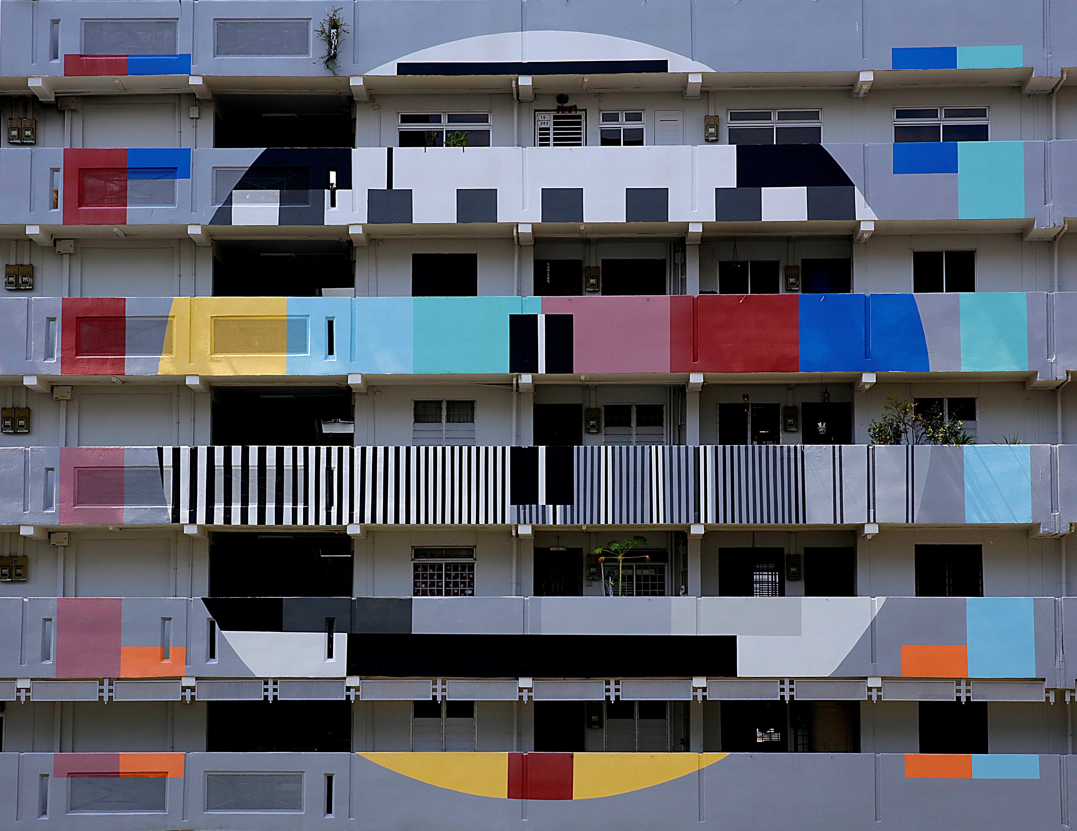 A public housing block in Singapore. Photo: Reuters