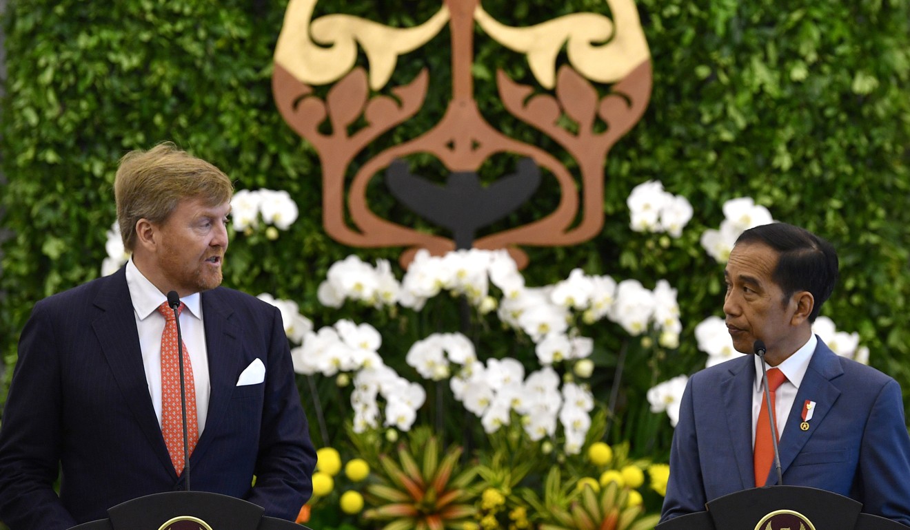 King Willem-Alexander with Indonesian President Joko Widodo. Photo: Reuters