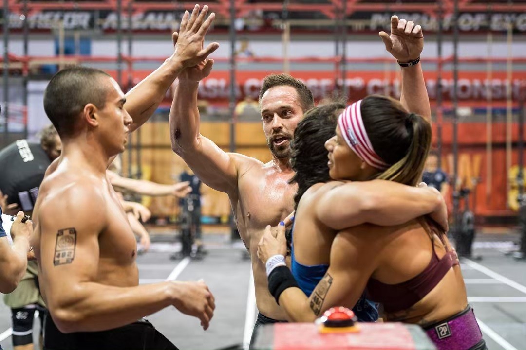 Mayhem Freedom, minus Strohm (left) with Scott Panchik replacing him, look like heavy favourites again at the CrossFit Games. Photo: Asia CrossFit Championship