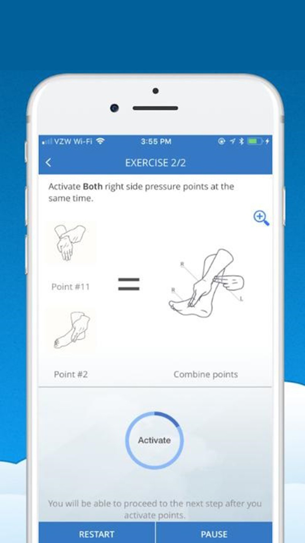If you activate the pressure points within three hours of arriving, the Uplift app promises a jet-lag-free experience.