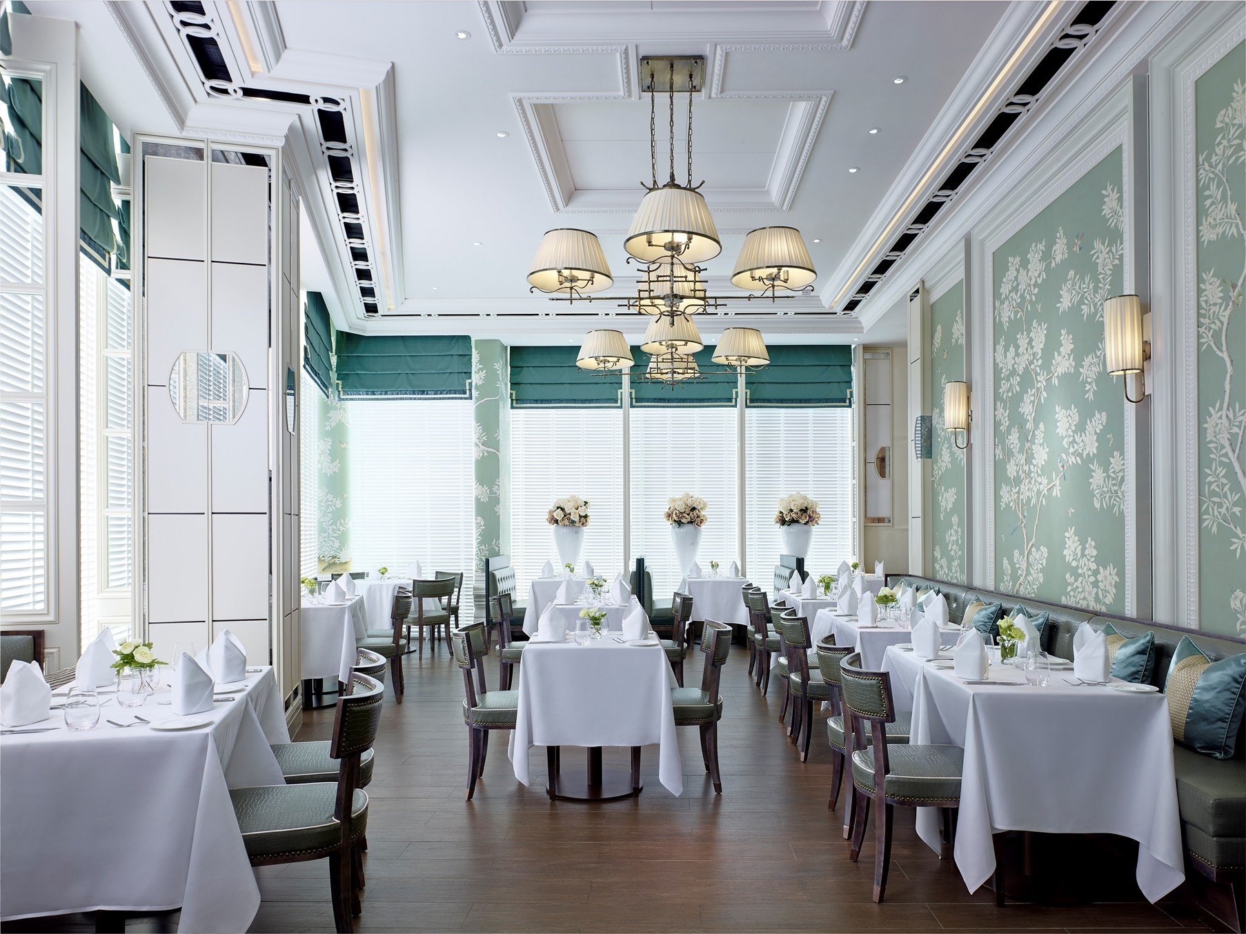 Gradini Ristorante features elegant decor with large windows. Photos: handouts