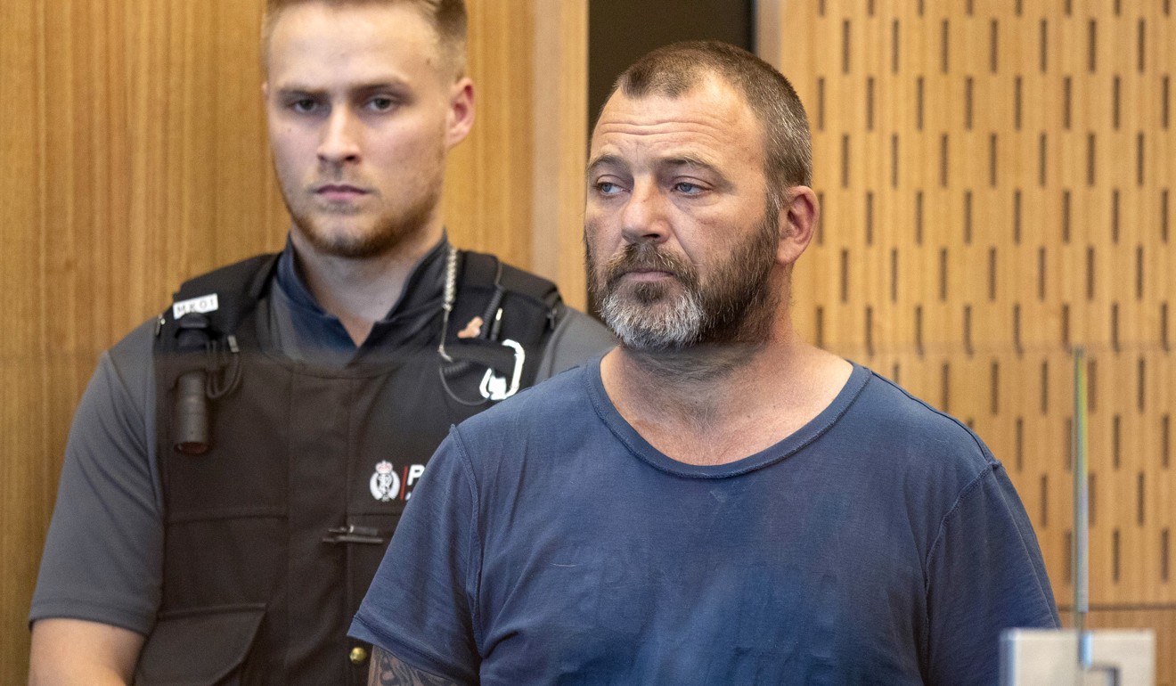 Philip Arps, a white supremacist, stands in the dock at the Christchurch District Court in March 2019. File photo: Pool via AP