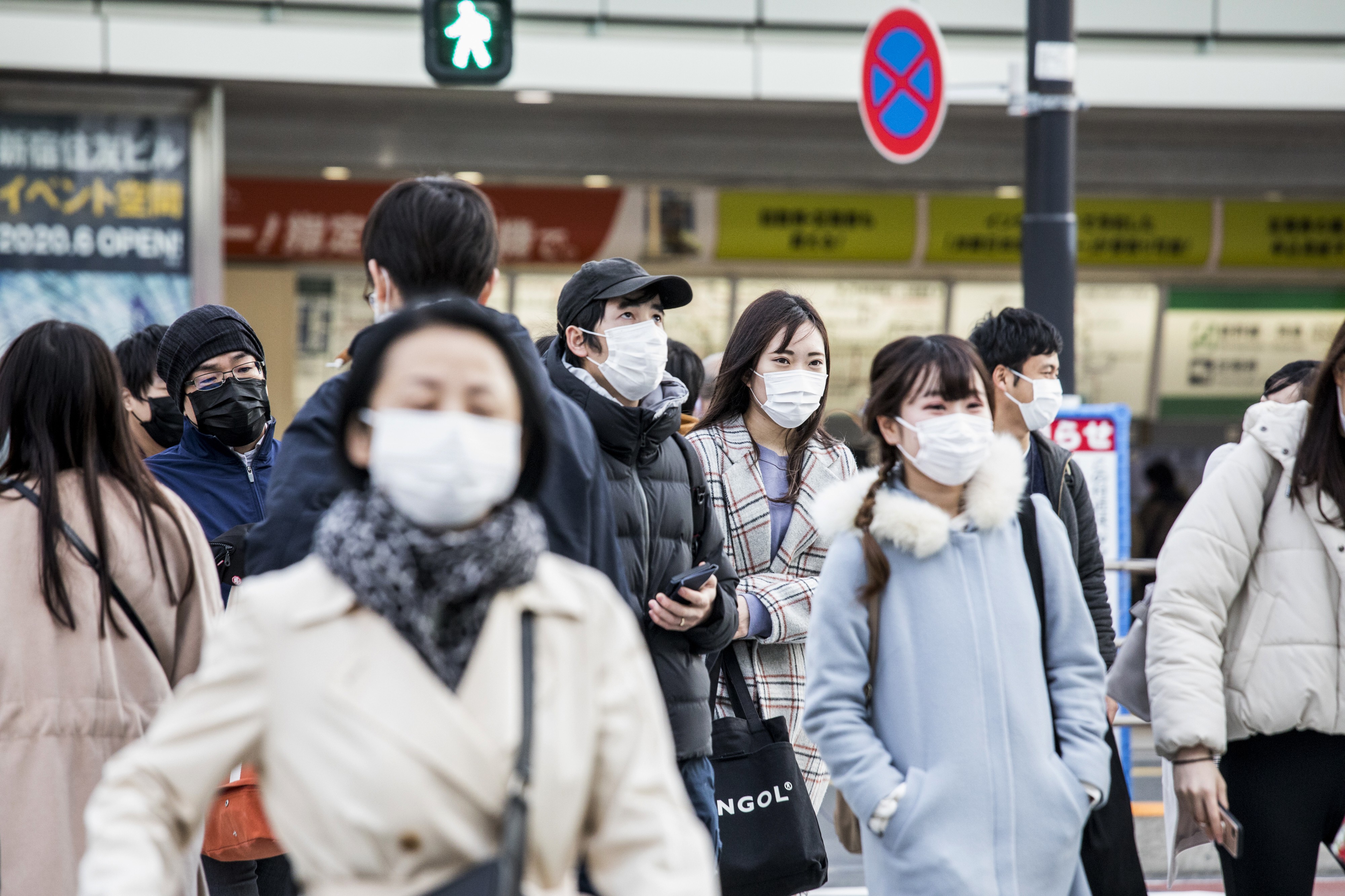 Morning commuters in Tokyo, Japan. Photo: Bloomberg