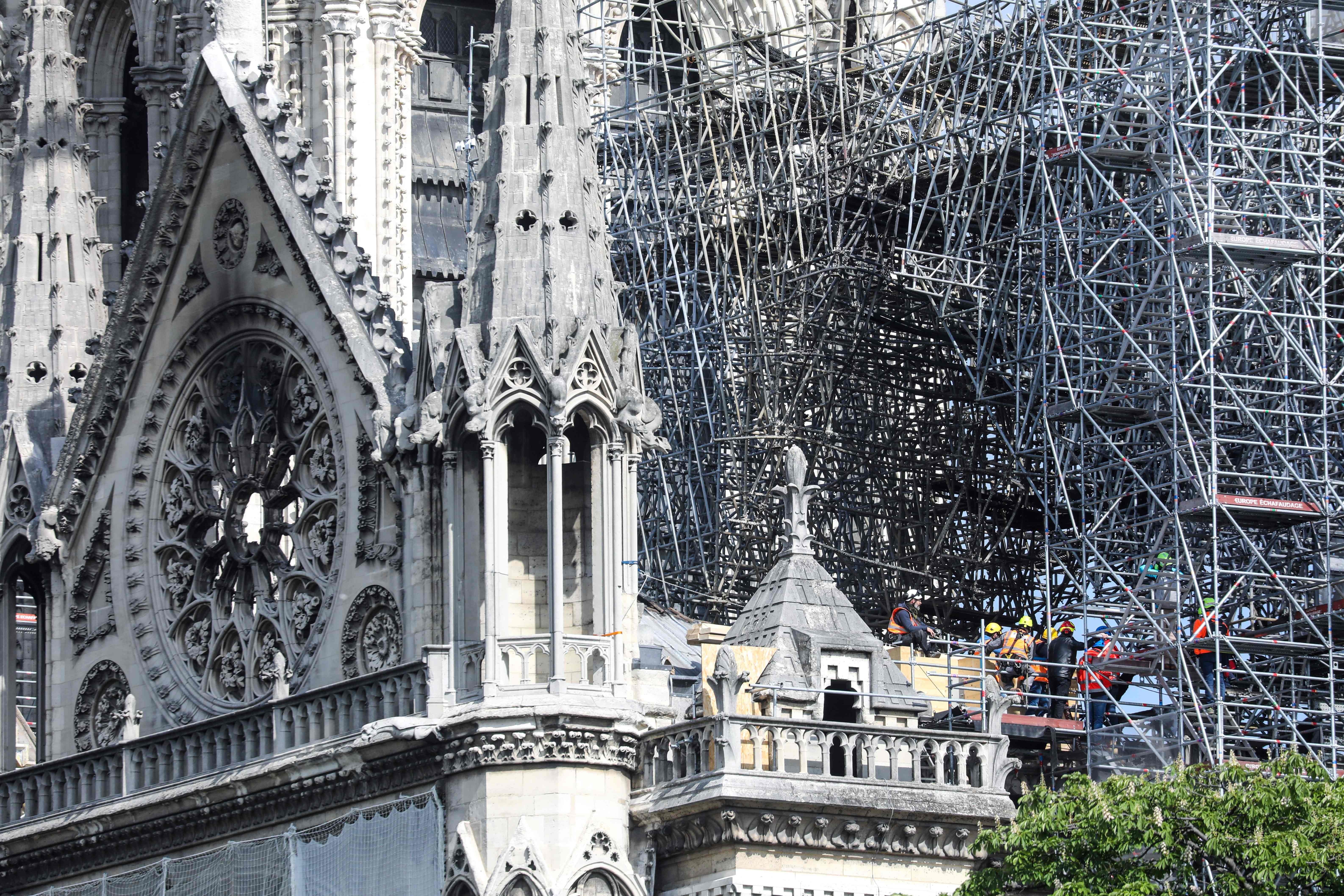 LMVH and Kering’s owners contributed to the €1 billion-plus raised for the restoration of Notre-Dame de Paris cathedral after it was badly damaged by fire in April 2019. Photo: AFP