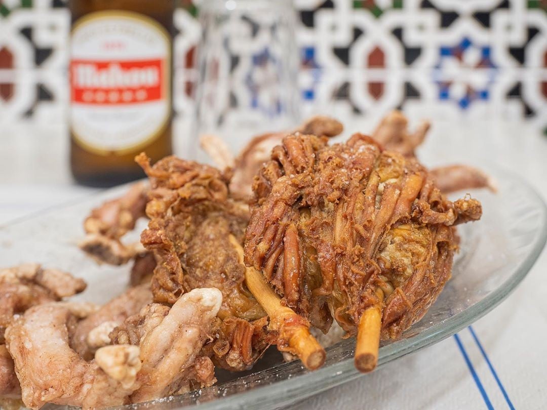 Would you try zarajos – a Spanish tapas dish made from lamb intestine? Photo: Instagram @tragaldabaspro