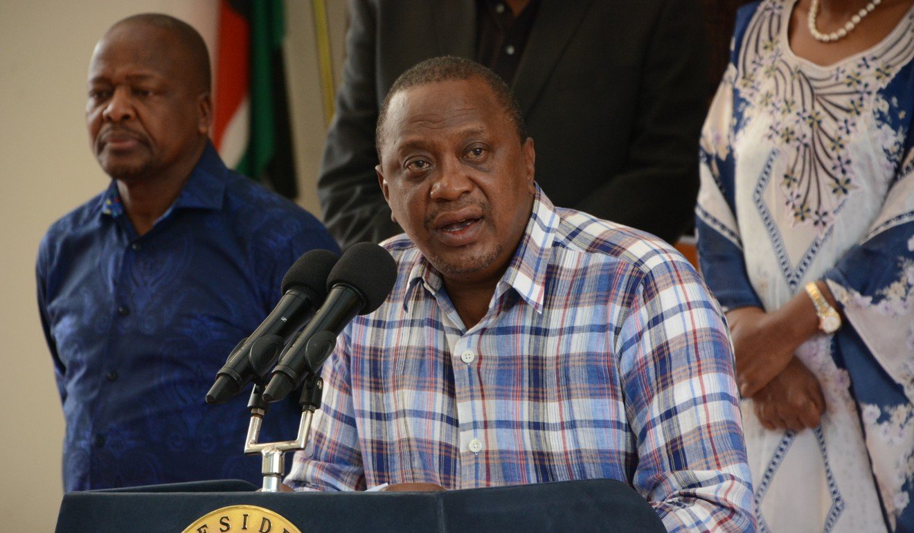 Kenyan President Uhuru Kenyatta reports two more cases of coronavirus in the country, bringing its total number of cases to three. Photo: DPA