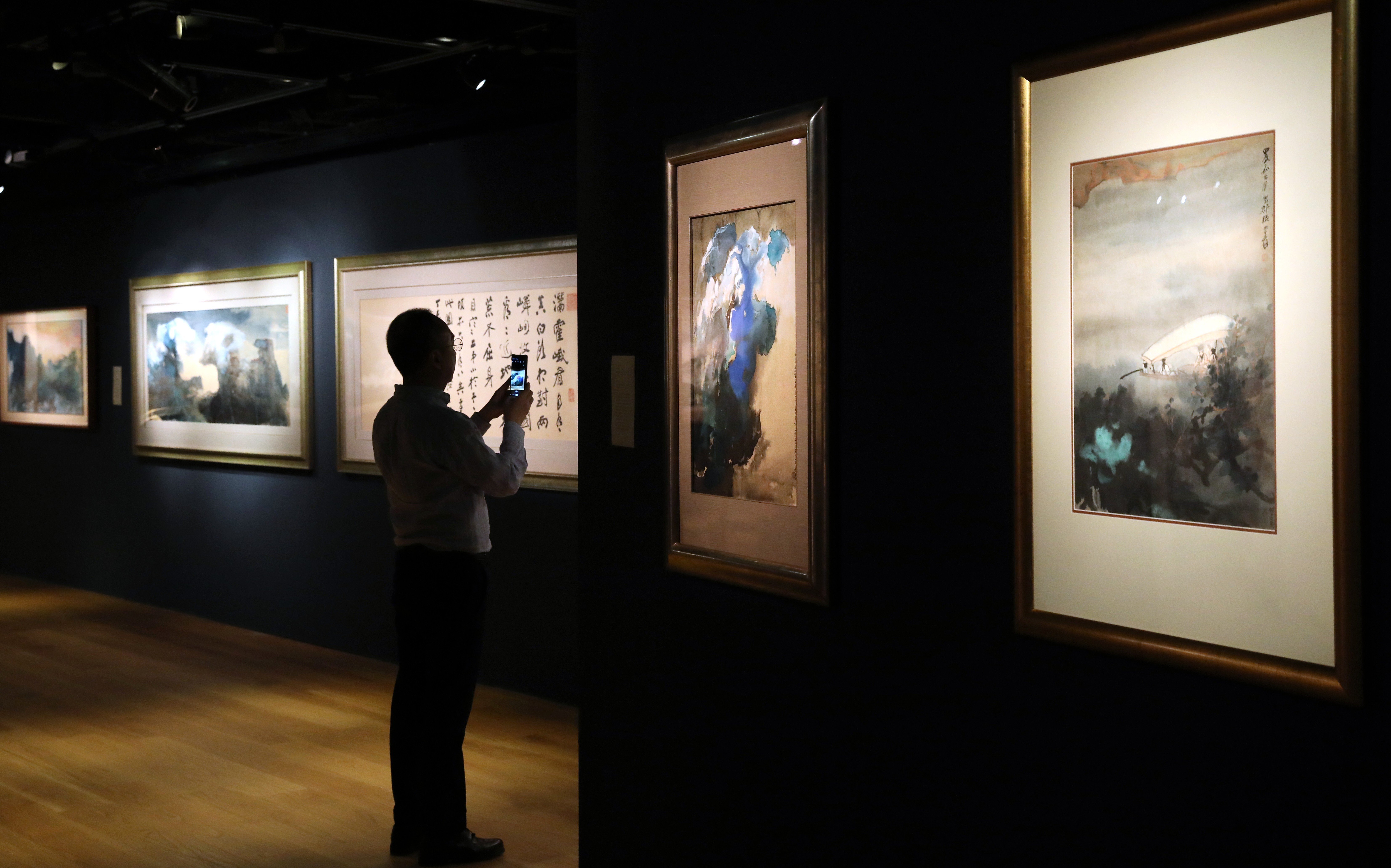 Sotheby’s organised Zhang Daqian: The Master exhibition, at its Hong Kong gallery in October 2019. The auction house said that the protests and coronavirus pandemic are hard for Hong Kong’s art market but the city will overcome such challenges. Photo: Nora Tam