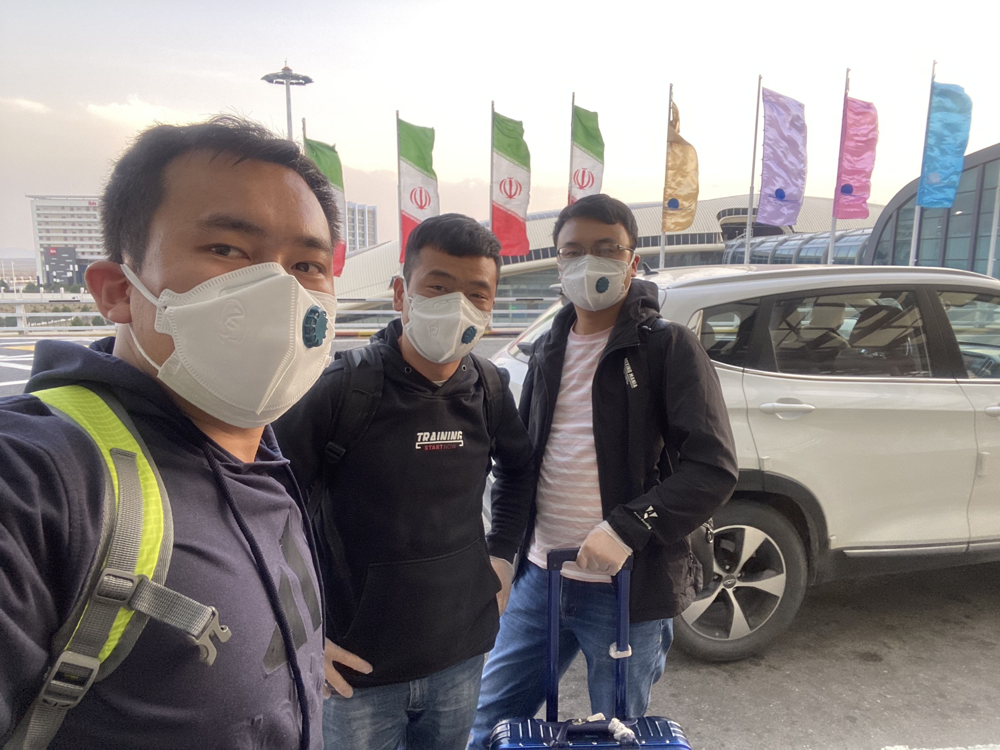 Businessman Zhang Shaofeng (left) is one of many Chinese who have returned home to weather the coronavirus storm. Photo: Handout