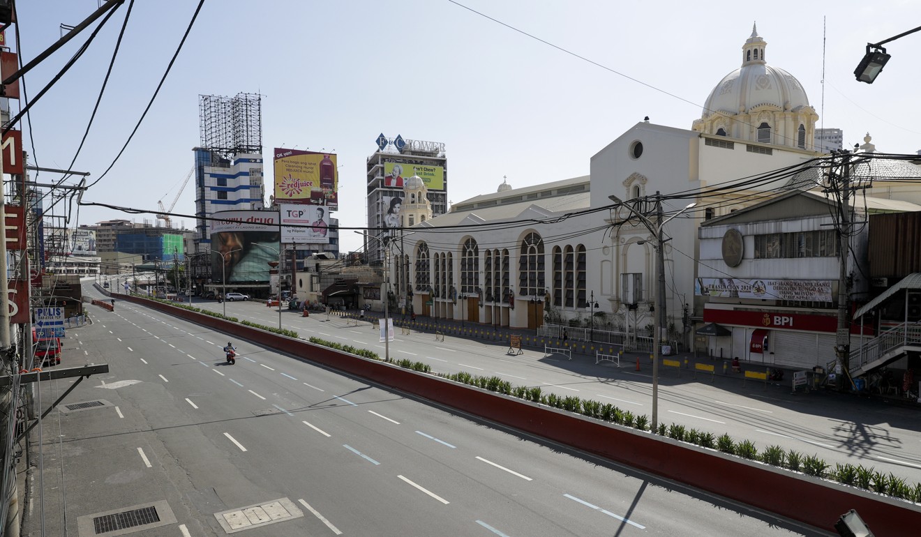 Metro Manila is under an effective lockdown. Photo: AP