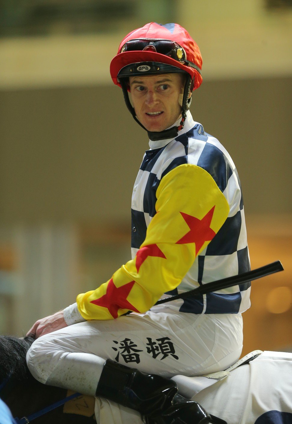 Zac Purton after winning on Amazing Star on Wednesday night.