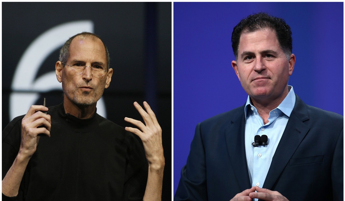 Steve Jobs and Dell founder and CEO Michael Dell began sparring in 1997. Photo: AFP, Getty