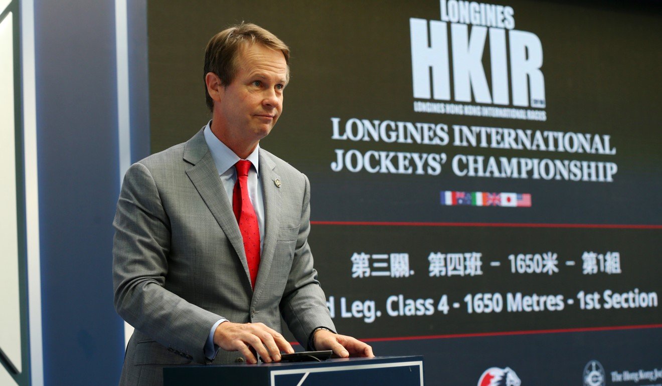 Jockey Club executive director of racing Andrew Harding.