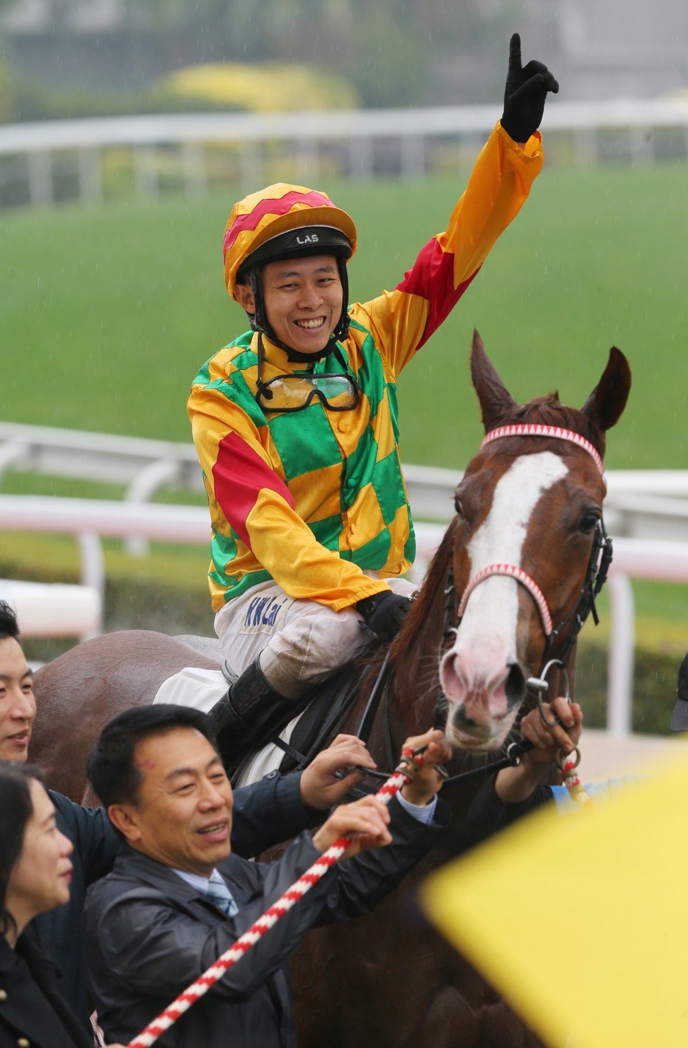 Alex Lai rides a winner for Ricky Yui earlier this season.