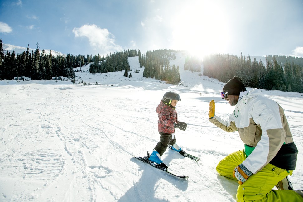 Teaching your children or grandchildren how to ski could be the perfect holiday. Photo: Getty Images