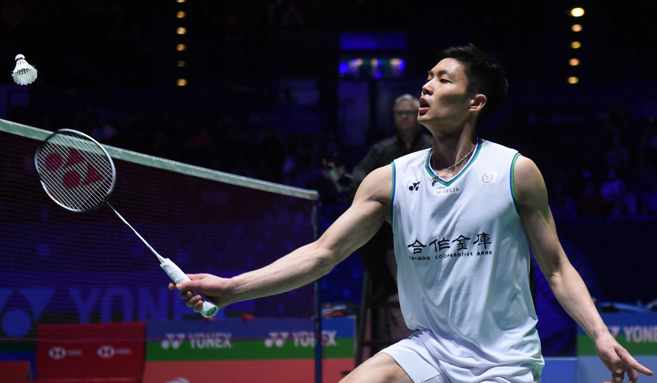 Taiwan's Chou Tien-chen is another top player from Taiwan. Chou lost in the All England Open final to Denmark's Viktor Axelsen. Photo: AFP