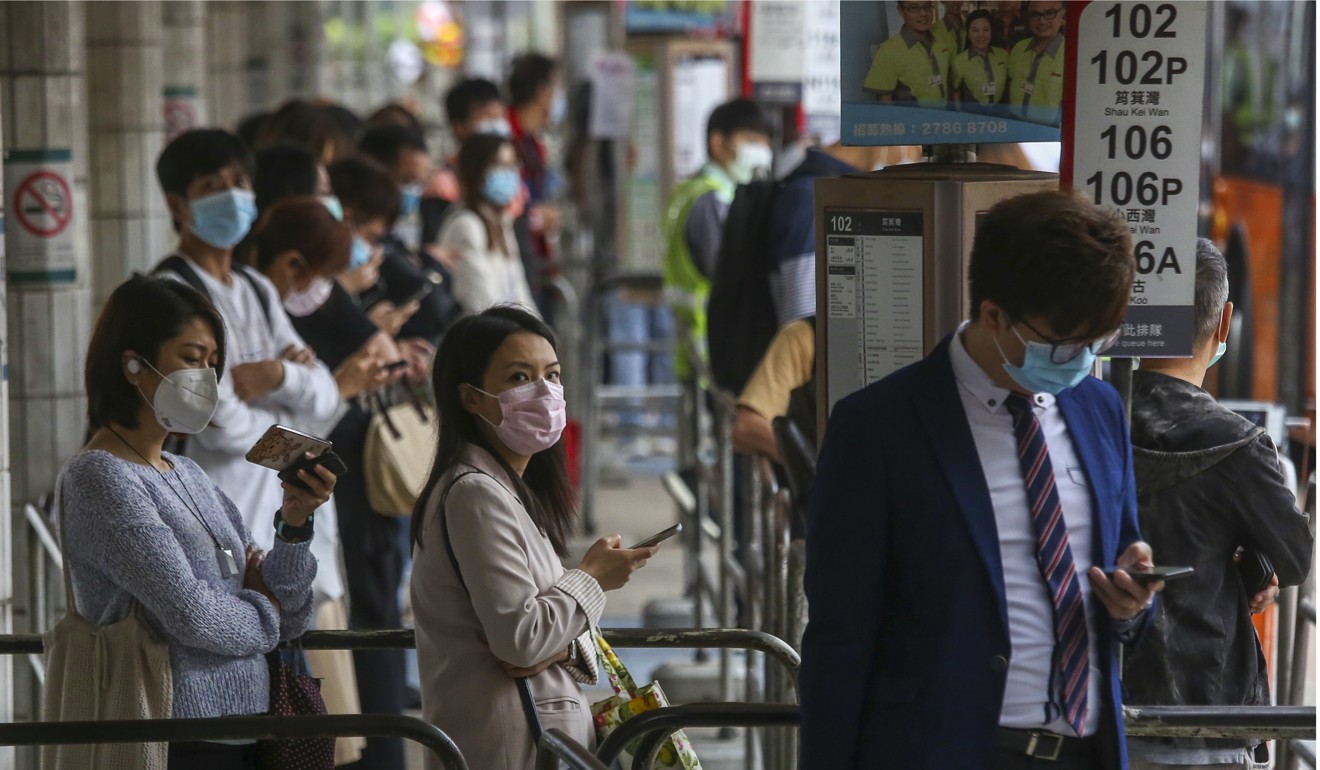 Most Hongkongers chose to wear masks amid the coronavirus pandemic, which also helped to check the transmission of influenza. Photo: Jonathan Wong