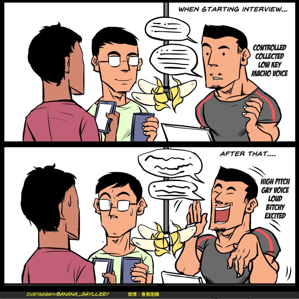 Popular comic artist @banana_gayllery drew his session recording with the Kunyit Squared hosts.