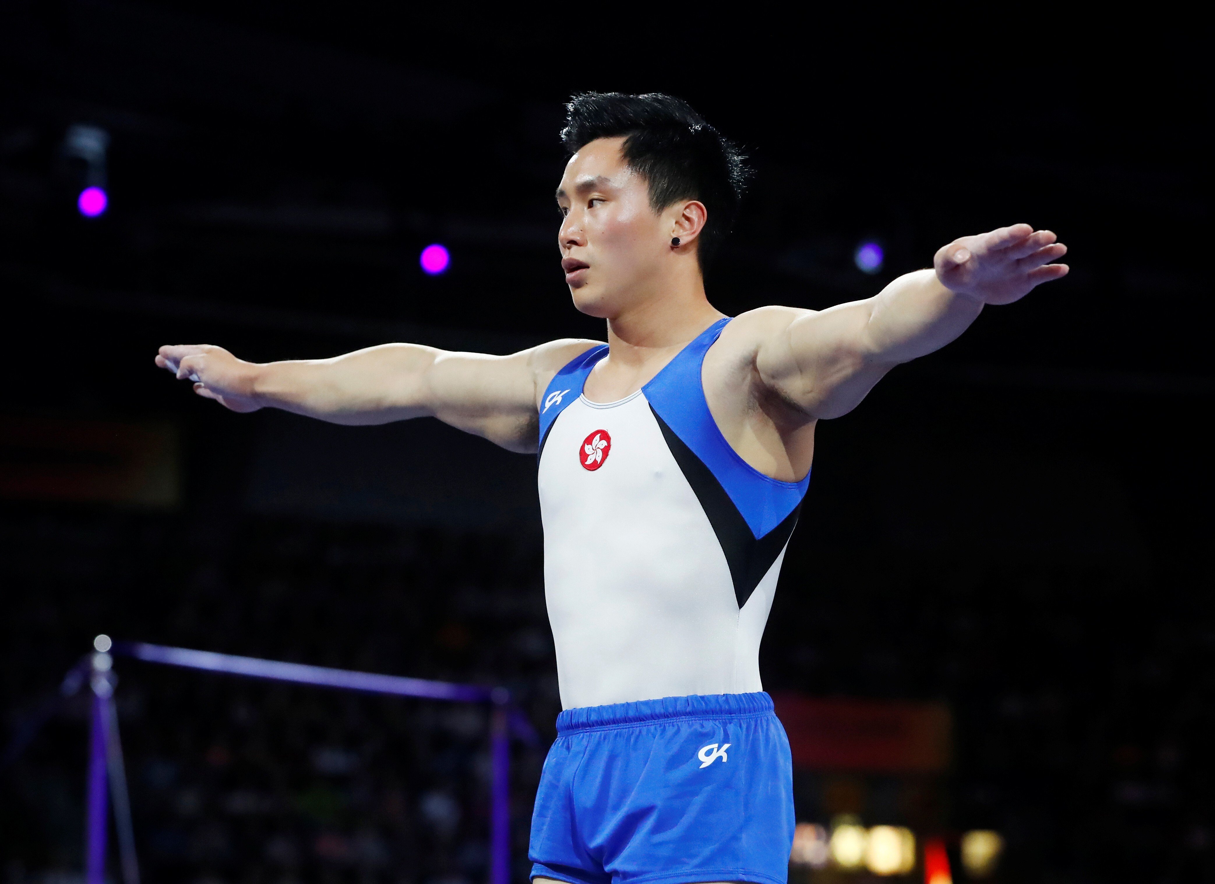 Hong Kong's Shek Wai-hung in action during the 2019 world championships in Stuttgart, Germany. Photo: Reuters