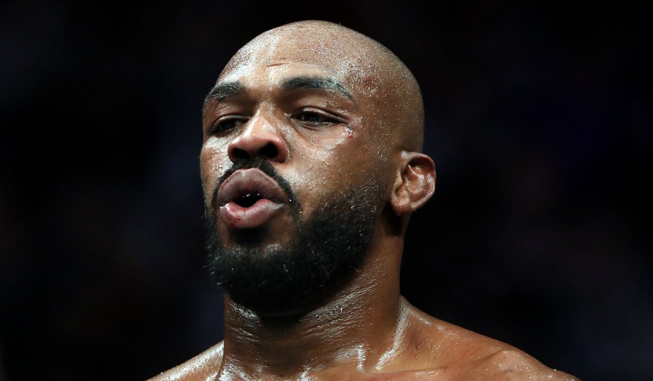 Jones in his light-heavyweight title fight against Dominick Reyes at UFC 247 in Texas in February. Photo: AP