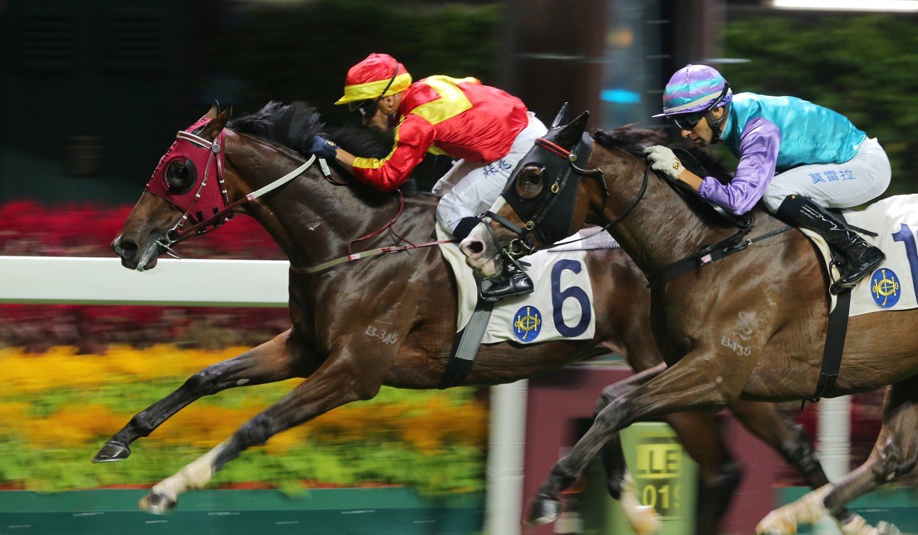 Above salutes at Happy Valley in November.