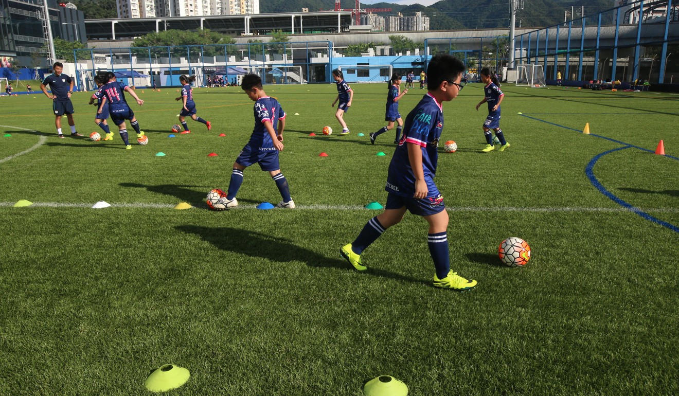 Kitchee centre is a popular facility for children football. Photo: David Wong