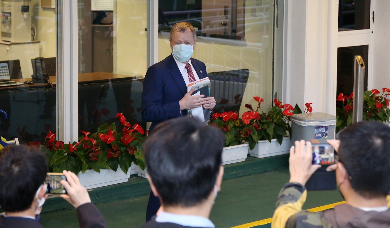 Jockey Club chief executive Winfried Engelbrecht-Bresges. Photo: Kenneth Chan