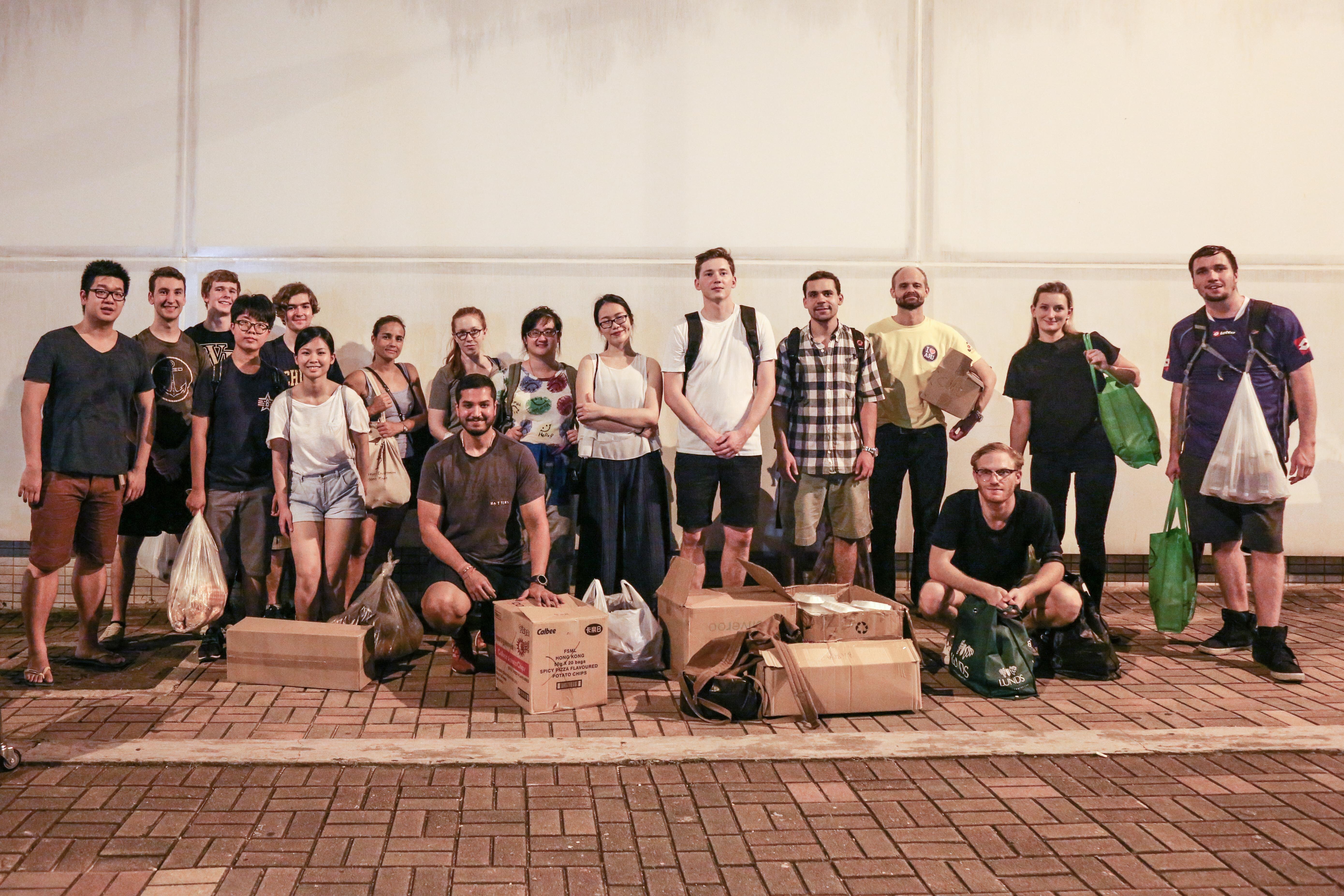 Volunteers from ImpactHK go on nightly walks to offer supplies and shelter to Hong Kong’s homeless population. Photo: ImpactHK/Jeff Rotmeyer