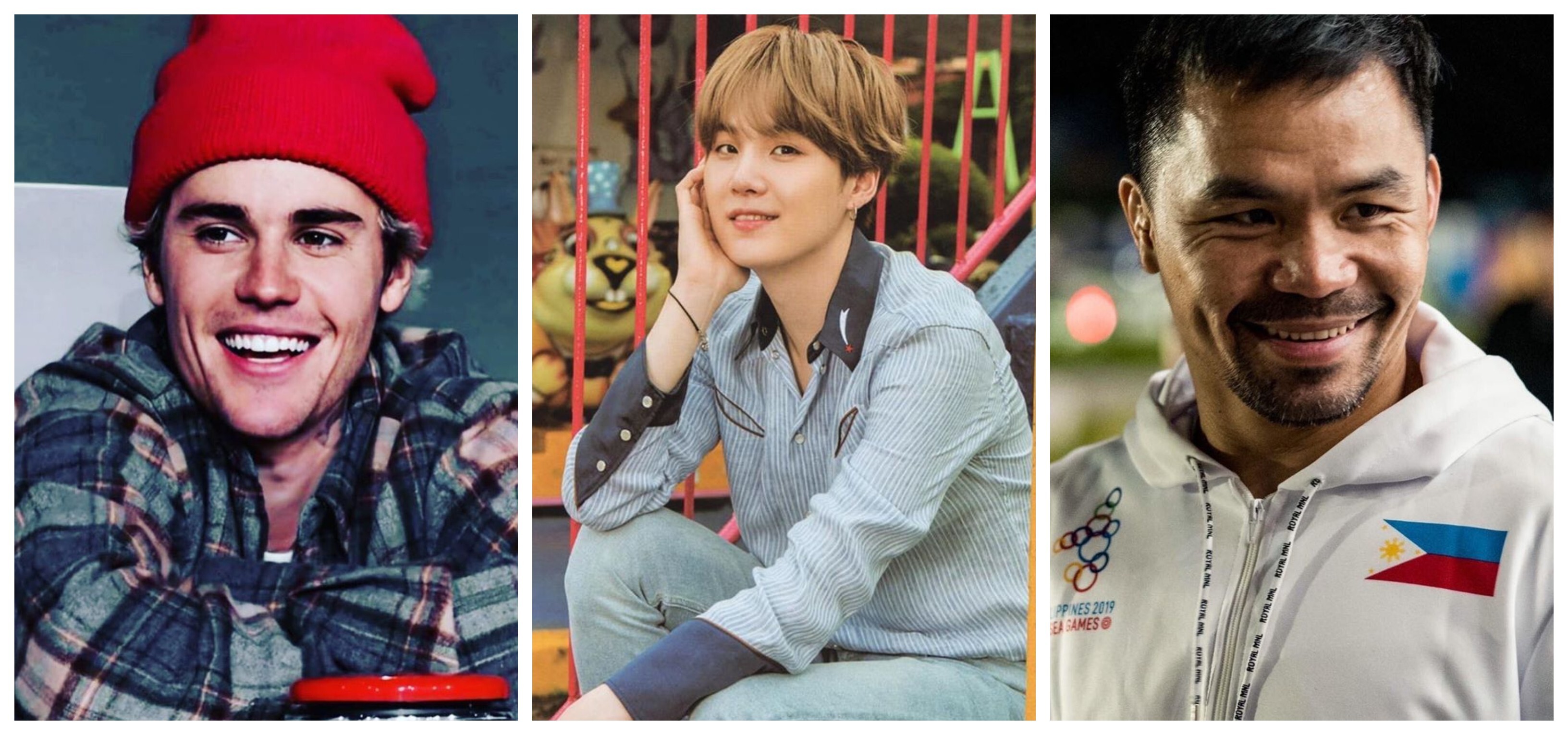 Justin Bieber and BTS’ Suga are among the celebrities stepping up in the face of the Covid-19 pandemic. Photo: Instagram