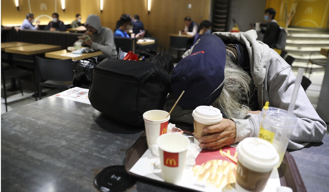 McDonald’s has suspended dine-in services in all of its Hong Kong branches. Photo: Edmond So