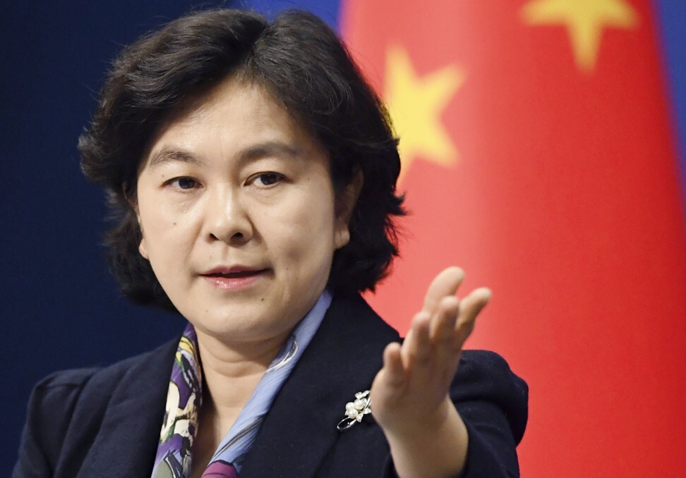 Chinese Foreign Ministry spokeswoman Hua Chunyin. Photo: Kyodo