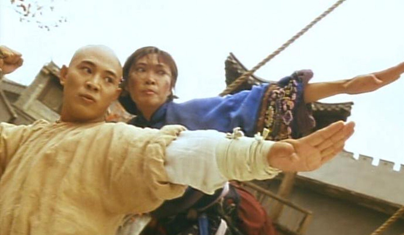 Jet Li and Josephine Siao in a still from Fong Sai Yuk II.