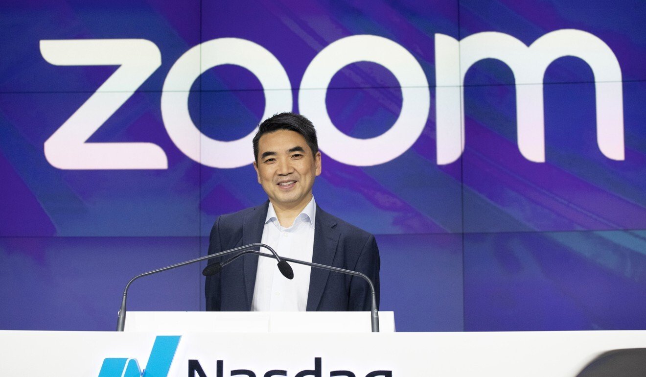 A file photo of Zoom founder Eric Yuan. His his net worth has skyrocketed by 77 per cent over the past two months. Photo: AP