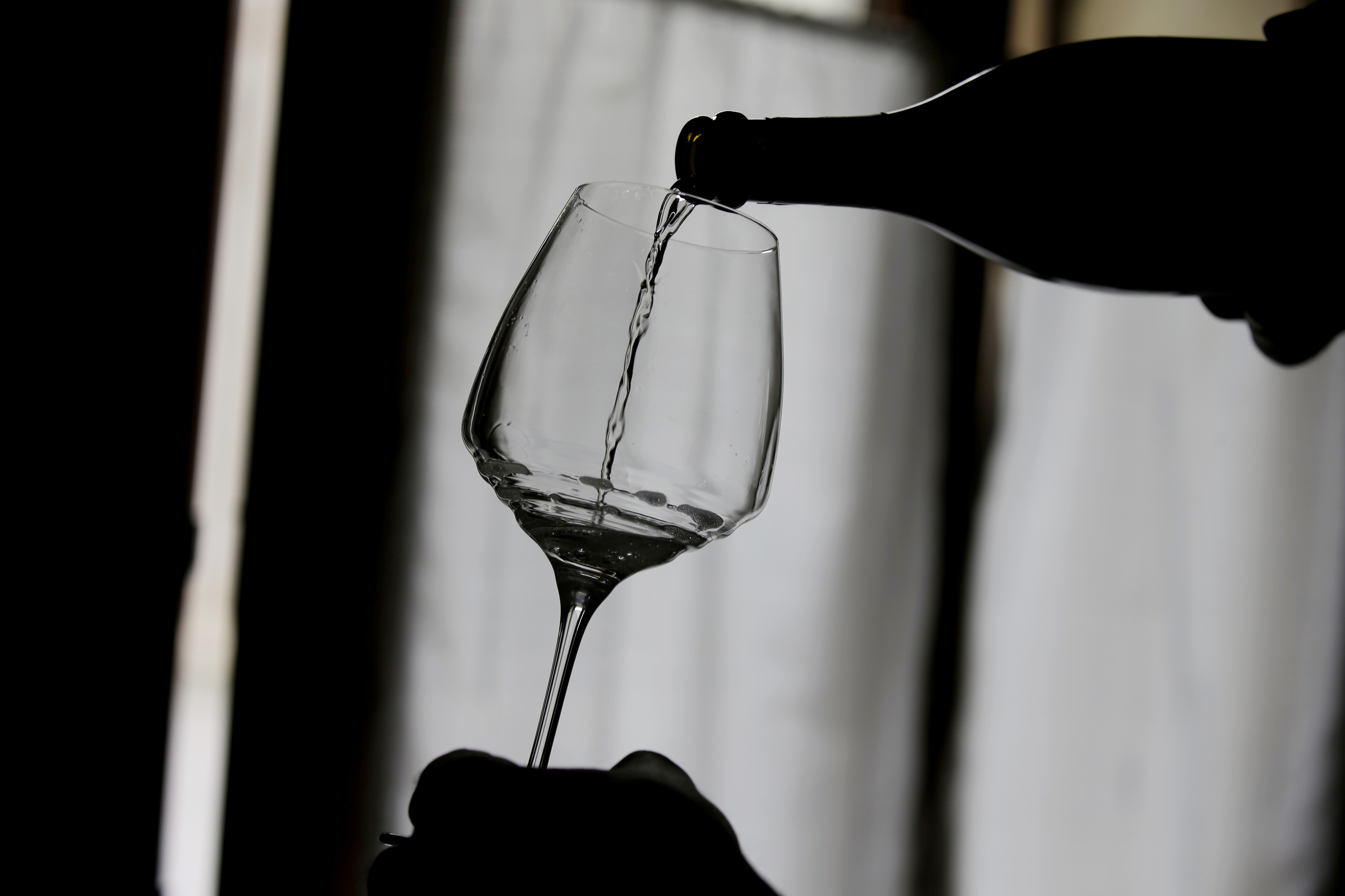 Prosecco wine being poured into a glass. Photo: AP