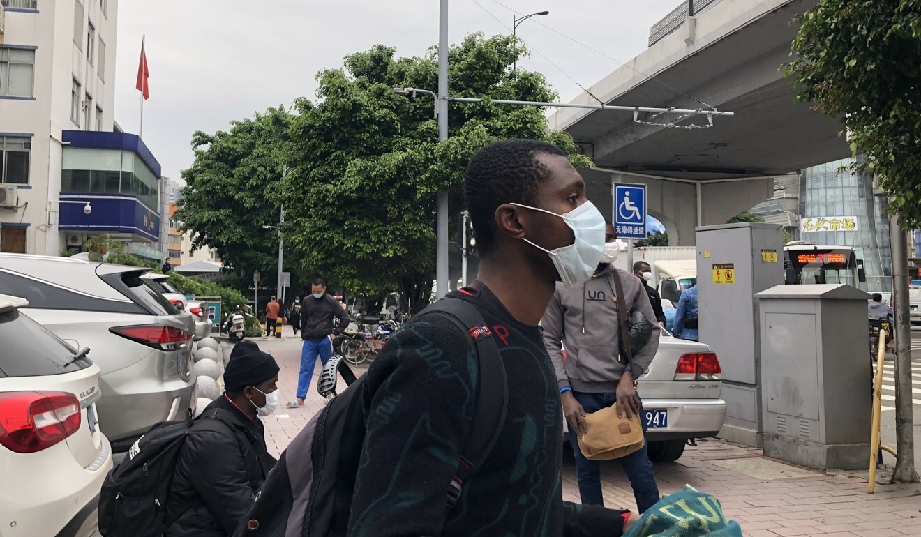 Nigerian Henry Odini says he is struggling to find somewhere to stay in Guangzhou. Photo: Guo Rui