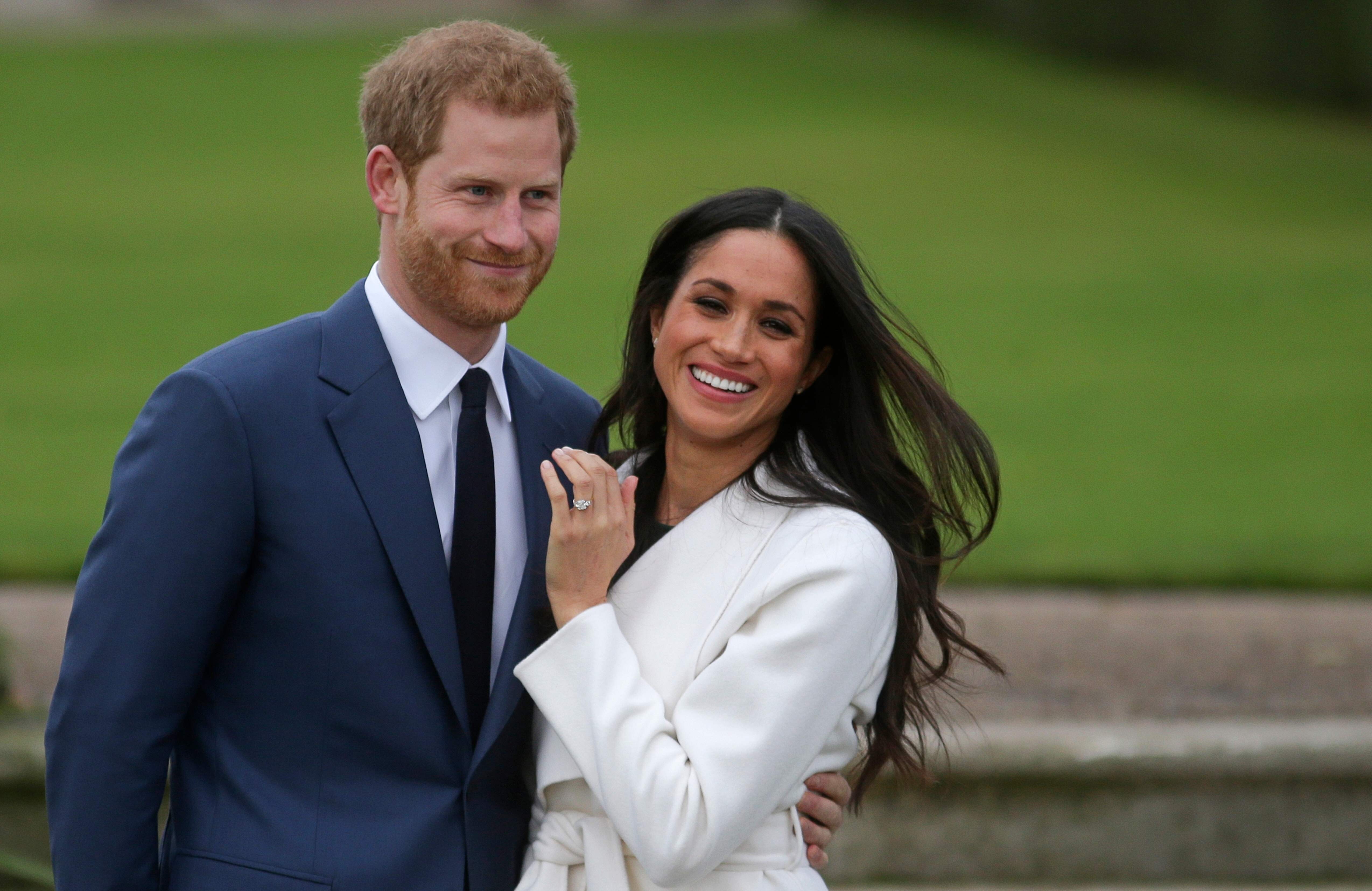 Prince Harry gave Meghan Markle a ring featuring a stone from Botswana. Photo: AFP