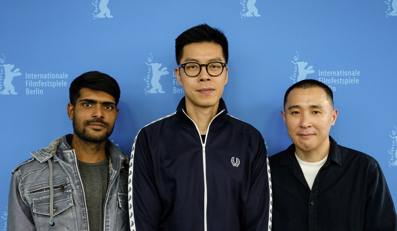 Crew members of I Dream of Singapore (from left): Feroz, Lei Yuan Bin and Ethan Guo. Photo: Hendrik Ernst