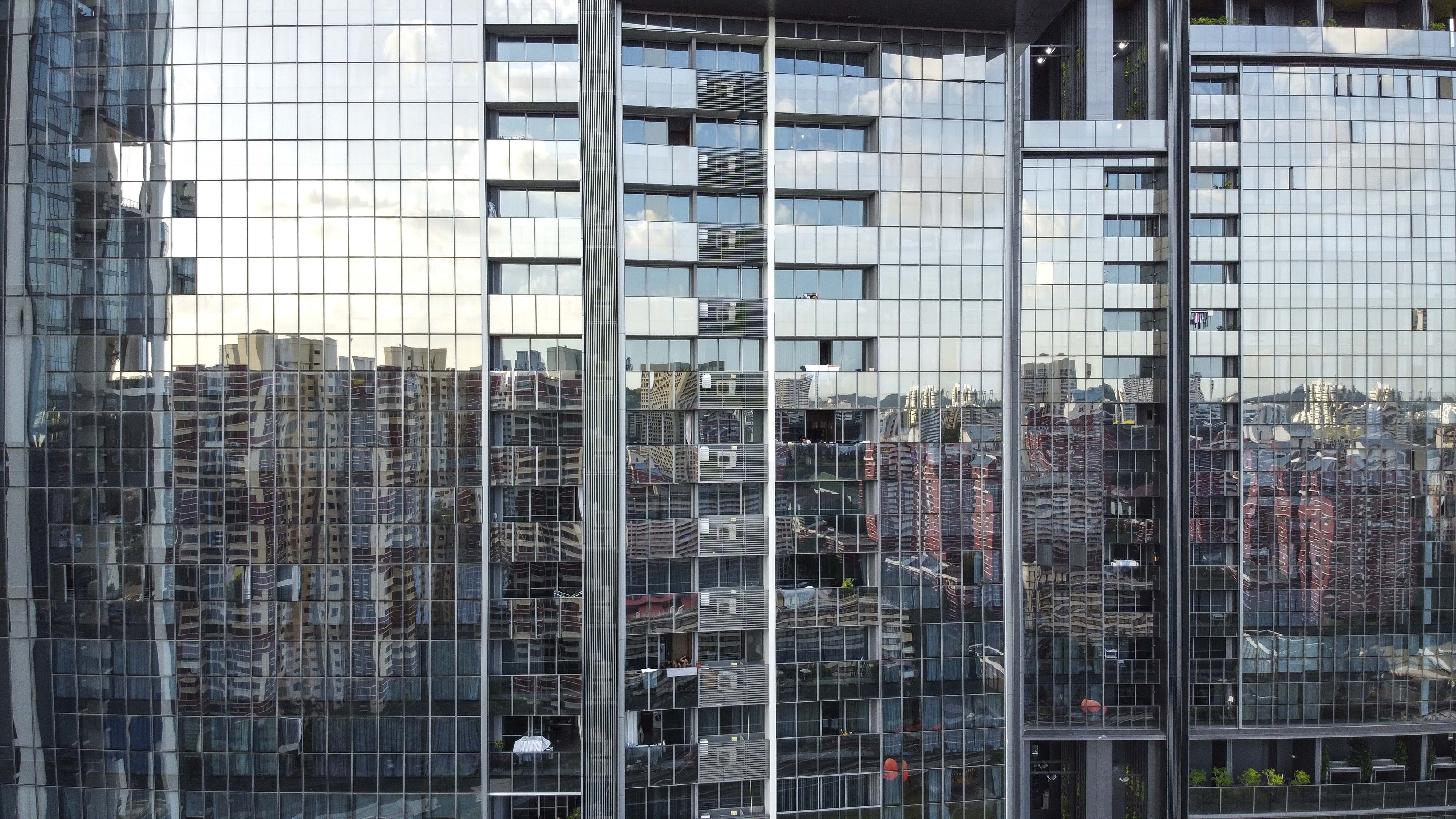 Private residential buildings in Singapore, where the property market remains buoyant despite the global pandemic. Photo: Roy Issa