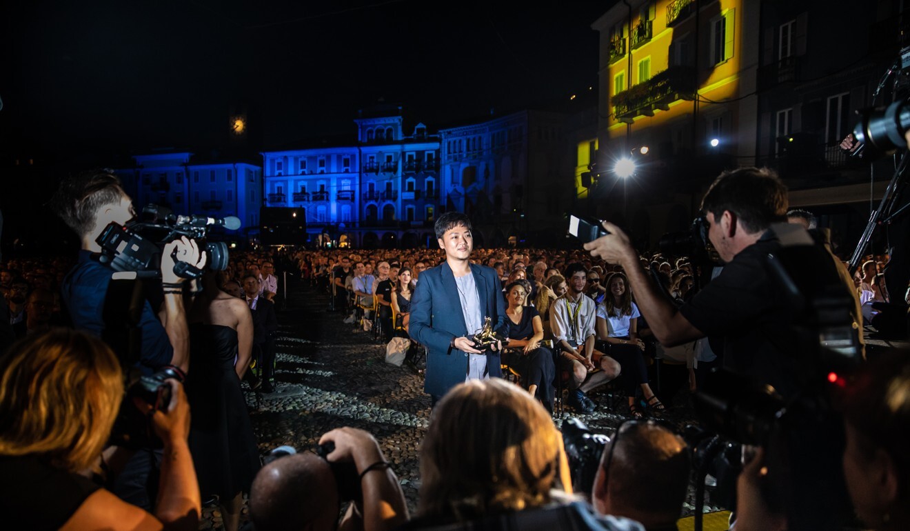 A Land Imagined director-writer Yeo Siew Hua wins the Golden Leopard Award. Photo: Locarno Festival