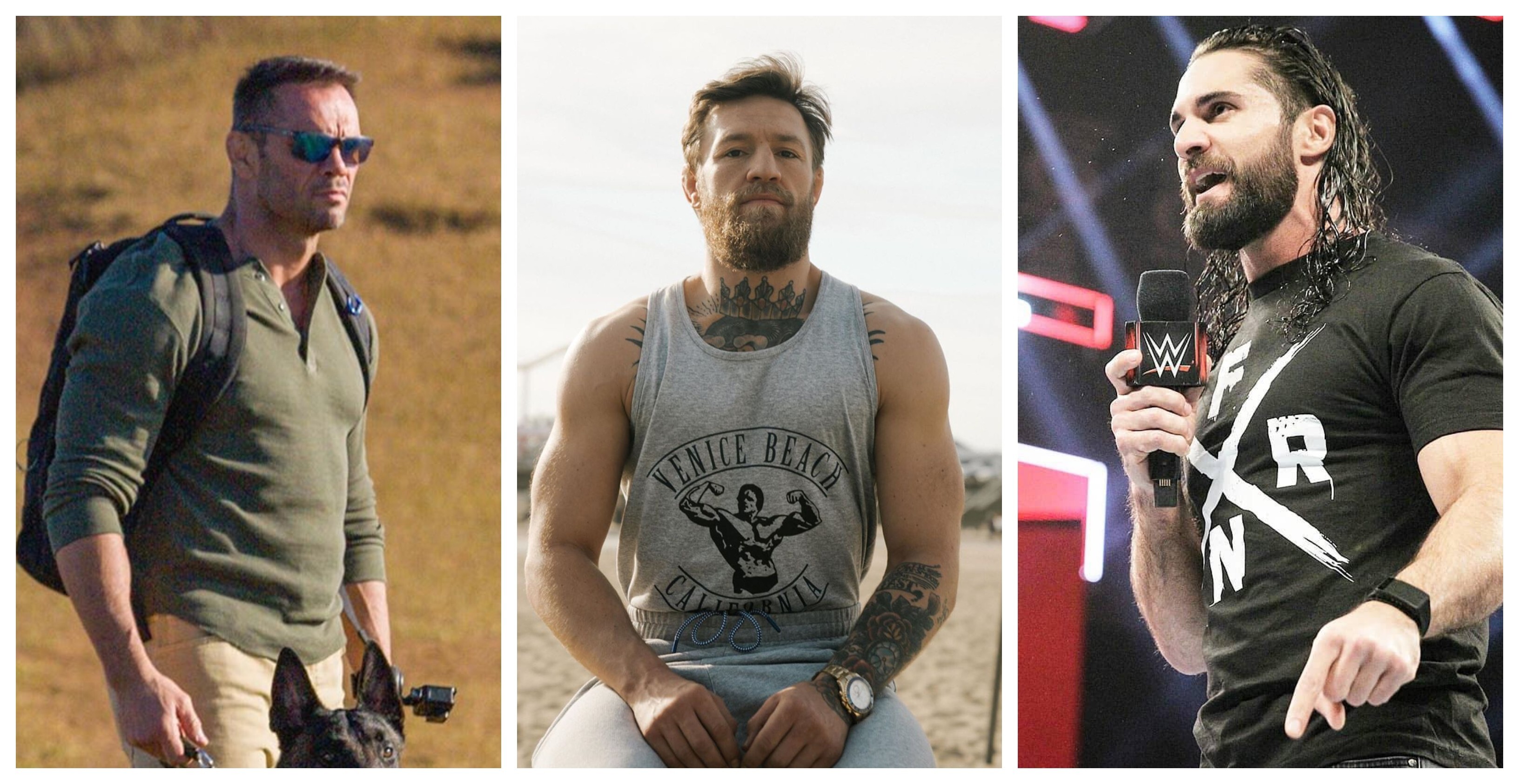 Rich Franklin, Conor McGregor and Seth Rollins are three professional fighters intent on making their mark outside of the ring. Photos: Instagram