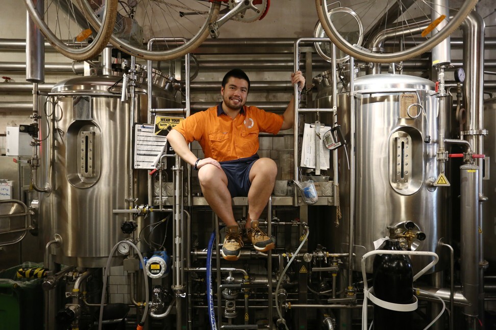 Yeung at Little Creatures Brewing in Kennedy Town. Photo: Jonathan Wong